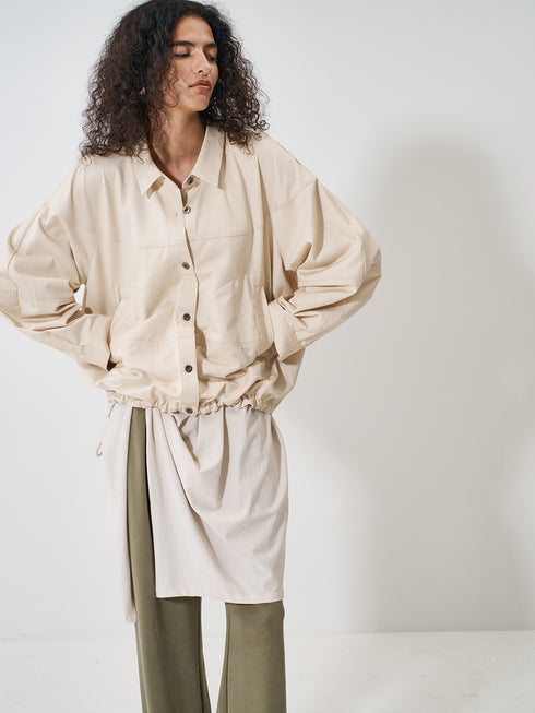 【 予約:2月上旬 】ROUND VOLUME BLOUSON /Y261-42003